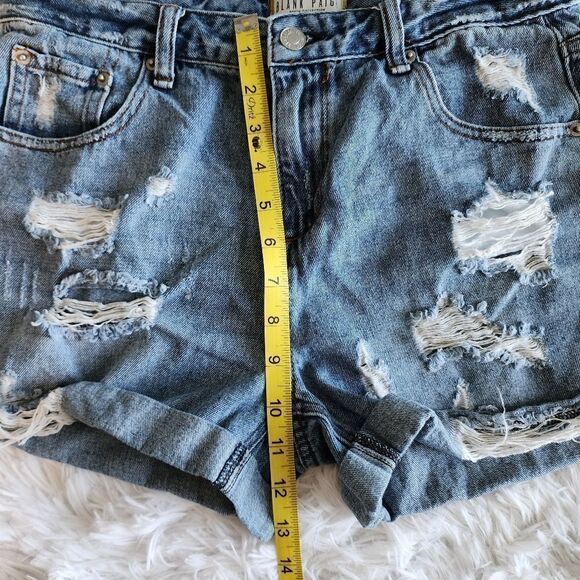 Blank Paige Distressed Denim Shorts - Picture 10 of 11